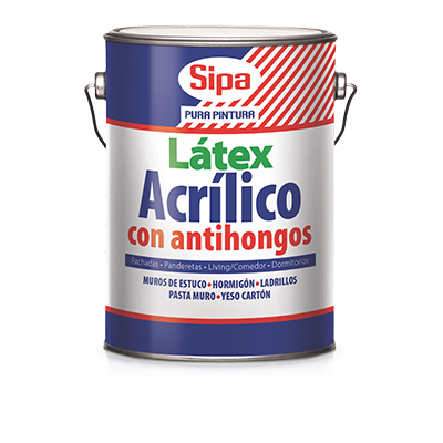 Latex acrílico antihongo